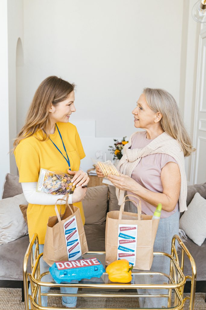 Women Looking at Each Other